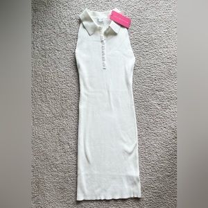 Beginning Boutique Polo Collared Mini Dress